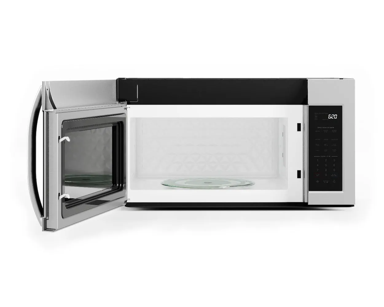 Midea 30 in. 1.9 Cu. Ft. Over-the-Range Microwave in Stainless Steel (MMO19S3AST)