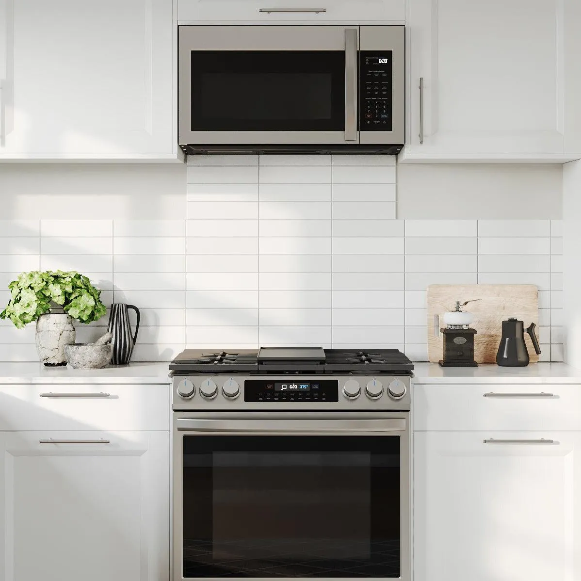 Midea 30 in. 1.9 Cu. Ft. Over-the-Range Microwave in Stainless Steel (MMO19S3AST)
