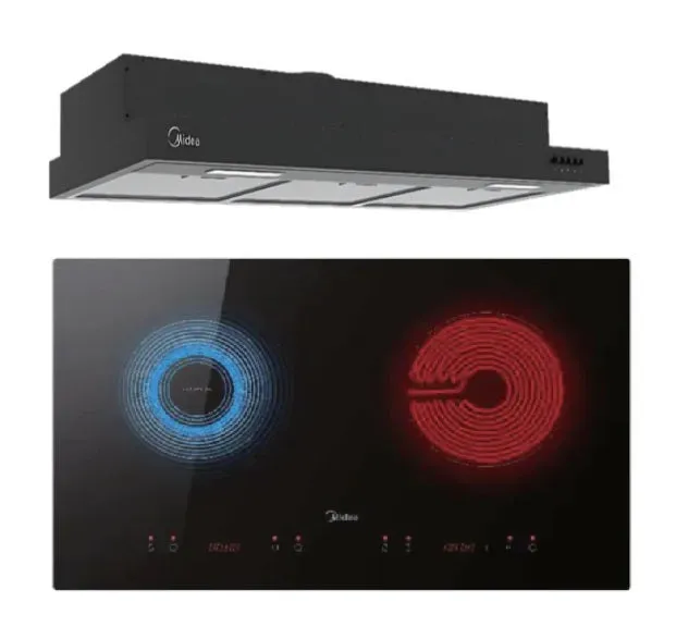 Midea Bulit-In Range MH90F26EM Hood Slim Under Cabinet Kitchen Hood  MBI-IHT261 Ceramic Built-in Induction Hob