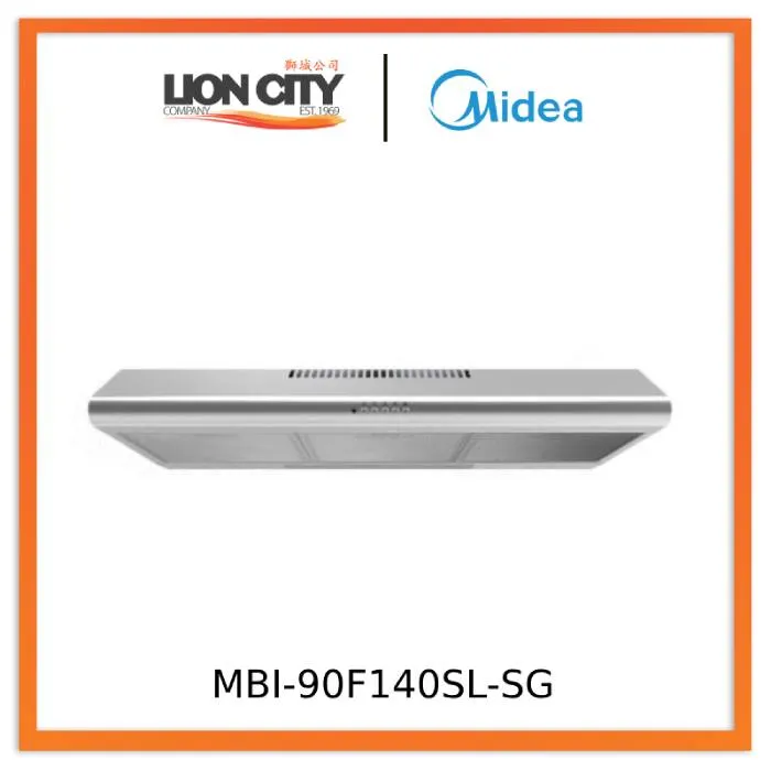 Midea MBI-90F140BK-SG/MBI-90F140SL-SG 90cm Slimline Hood