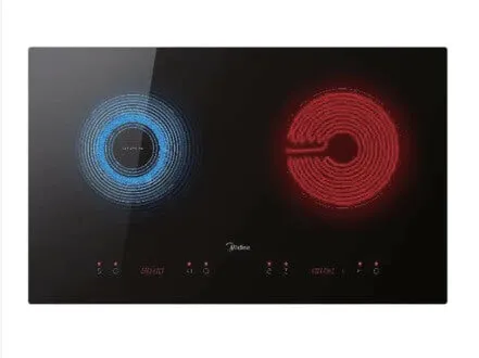 Midea MBI-90M79BK-SG / MBI-90M79SK-SG Chimney Hood Midea MBI-IHT261-SG Ceramic Built-in Induction Hob