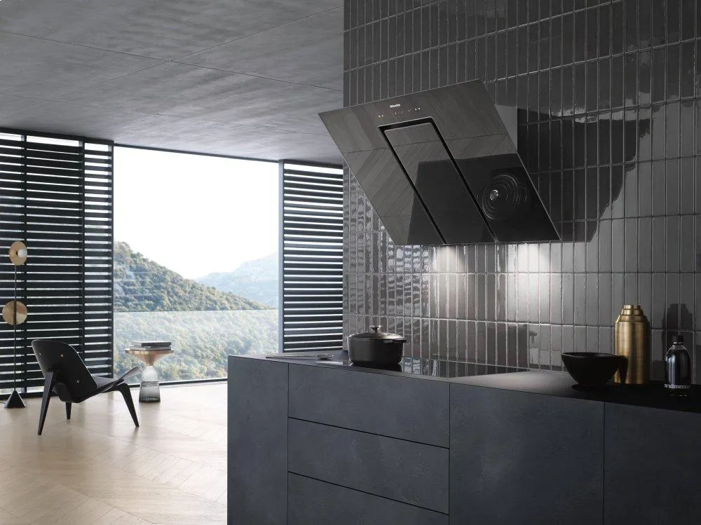 Miele DA6498WPUREGREYGRAPHITEGREY Da 6498 W Pure Grey - Wall Ventilation Hood With Energy-Efficient Led Lighting And Touch Controls For Simple Operation.