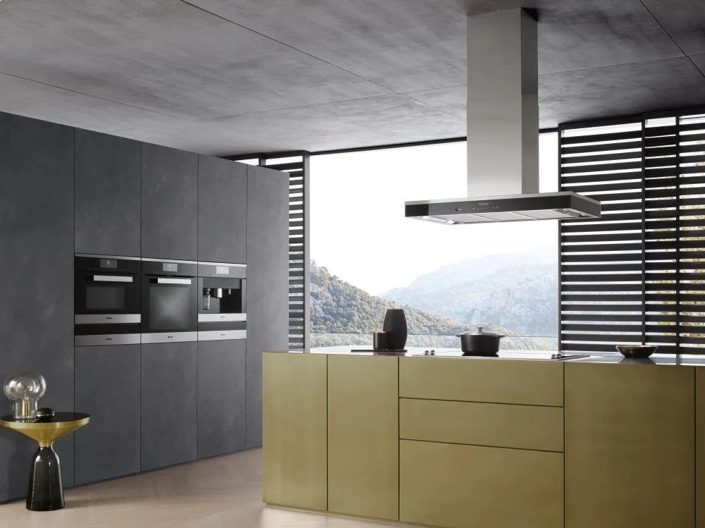 Miele DA6698DPURISTICVERSION6000STAINLESSSTEEL Da 6698 D Puristic Version 6000 - Island DCor Hood With Energy-Efficient Led Lighting And Touch Controls For Simple Operation.