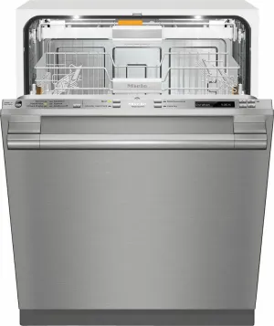 Miele G6565SCVISFAM Stainless Steel G 6565 Scvi Sf Am Fully-Integrated, Full-Size Dishwasher With Hidden Control Panel, 3D Cutlery Tray And Cleantouch Steel Panel