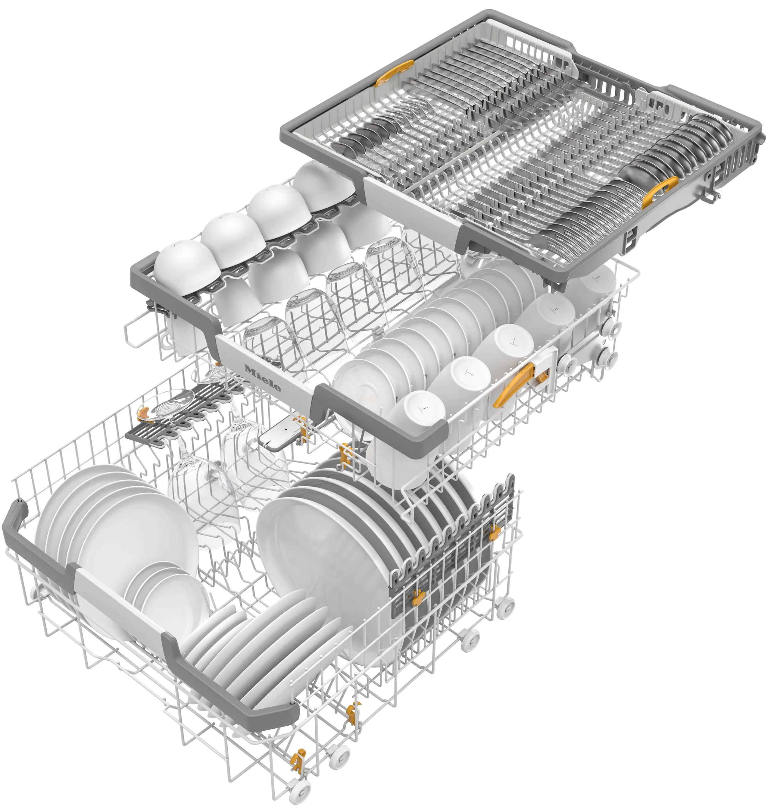 Miele G7166SCVI G 7166 Scvi Xxl Autodos - Fully-Integrated, Full-Size Dishwasher With Automatic Dispensing Thanks To Autodos With Integrated Powerdisk.