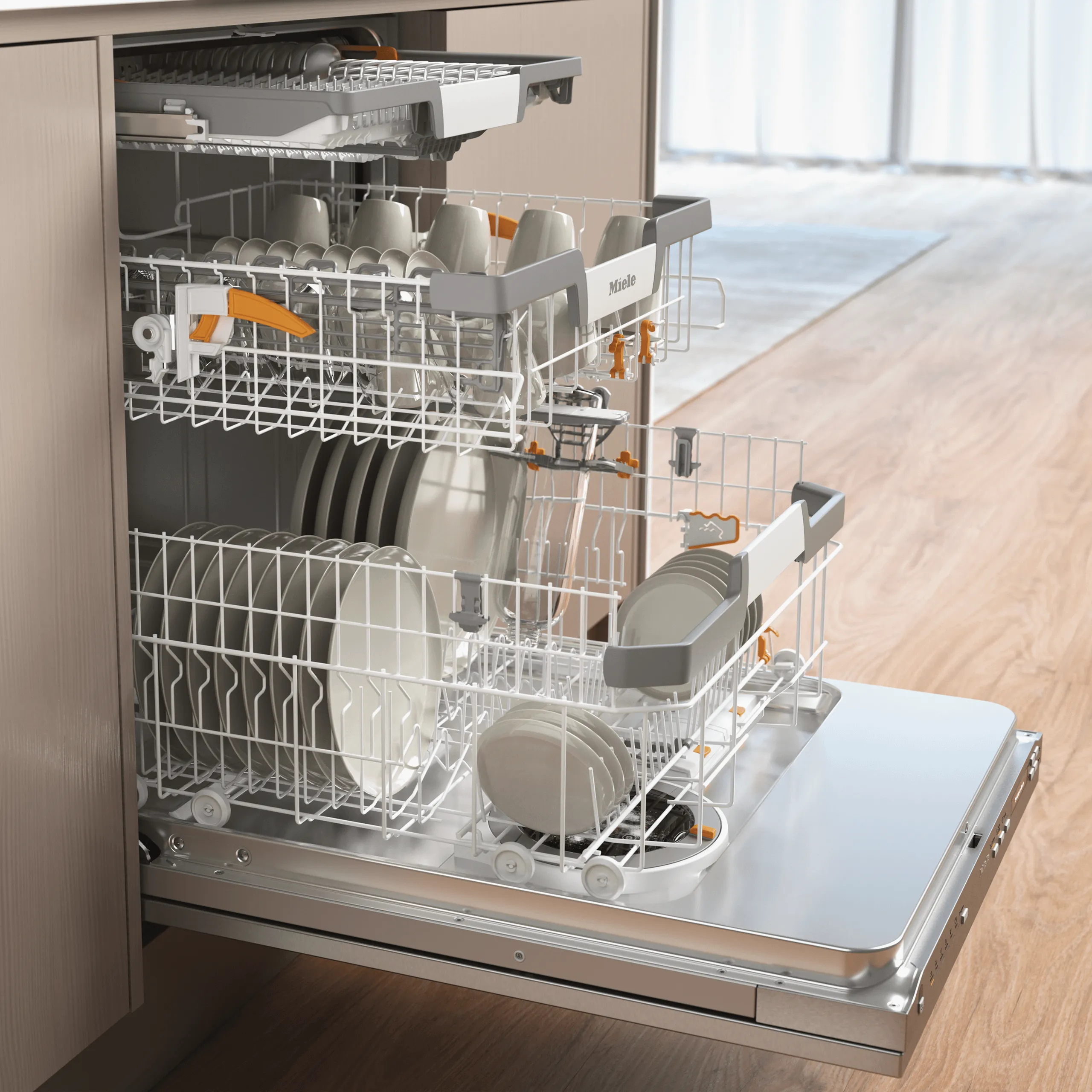 Miele G7186SCVISFP G 7186 Scvi Sfp Autodos - Fully-Integrated, Full-Size Dishwasher With Automatic Dispensing Thanks To Autodos With Integrated Powerdisk.