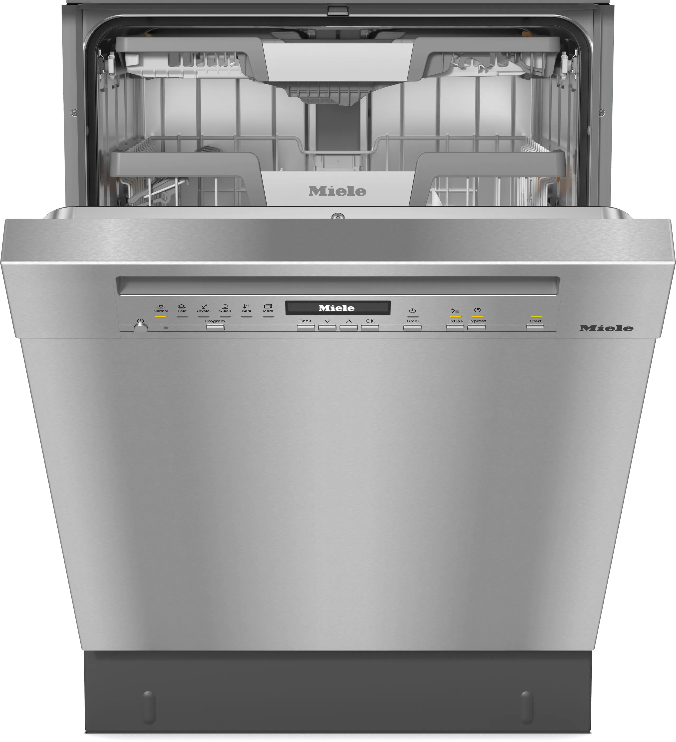 Miele G7216SCUCLEANTOUCHSTEEL G 7216 Scu - Pre-Finished, Full-Size Dishwasher With 3D Multiflex Tray For Maximum Convenience.