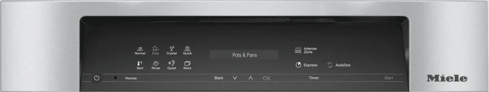 Miele G7516SCIAUTODOS Stainless Steel - Semi-Integrated Dishwasher Xxl With Automatic Dispensing Thanks To Autodos With Integrated Powerdisk.
