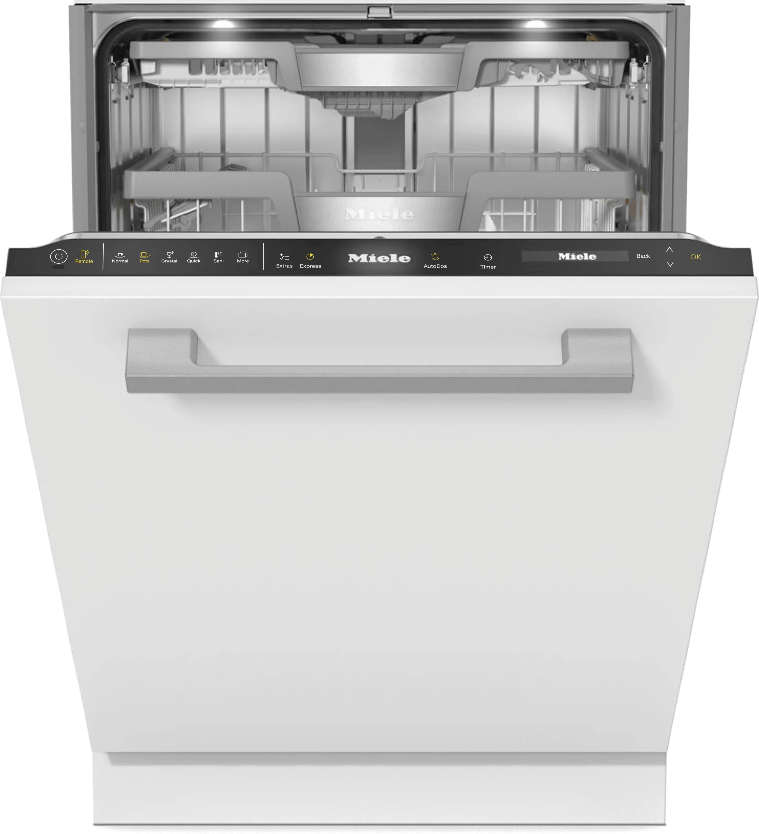 Miele G7766SCVI AUTODOS OBSIDIAN BLACK G 7766 Scvi Autodos - Fully-Integrated, Full-Size Dishwasher With Automatic Dispensing Thanks To Autodos With Integrated Powerdisk.
