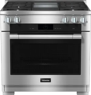 Miele HR19363LPDFGD Hr 1936-3 Lp Df Gd - 36" Range - The Dual Fuel All-Rounder With M Touch For The Highest Demands.