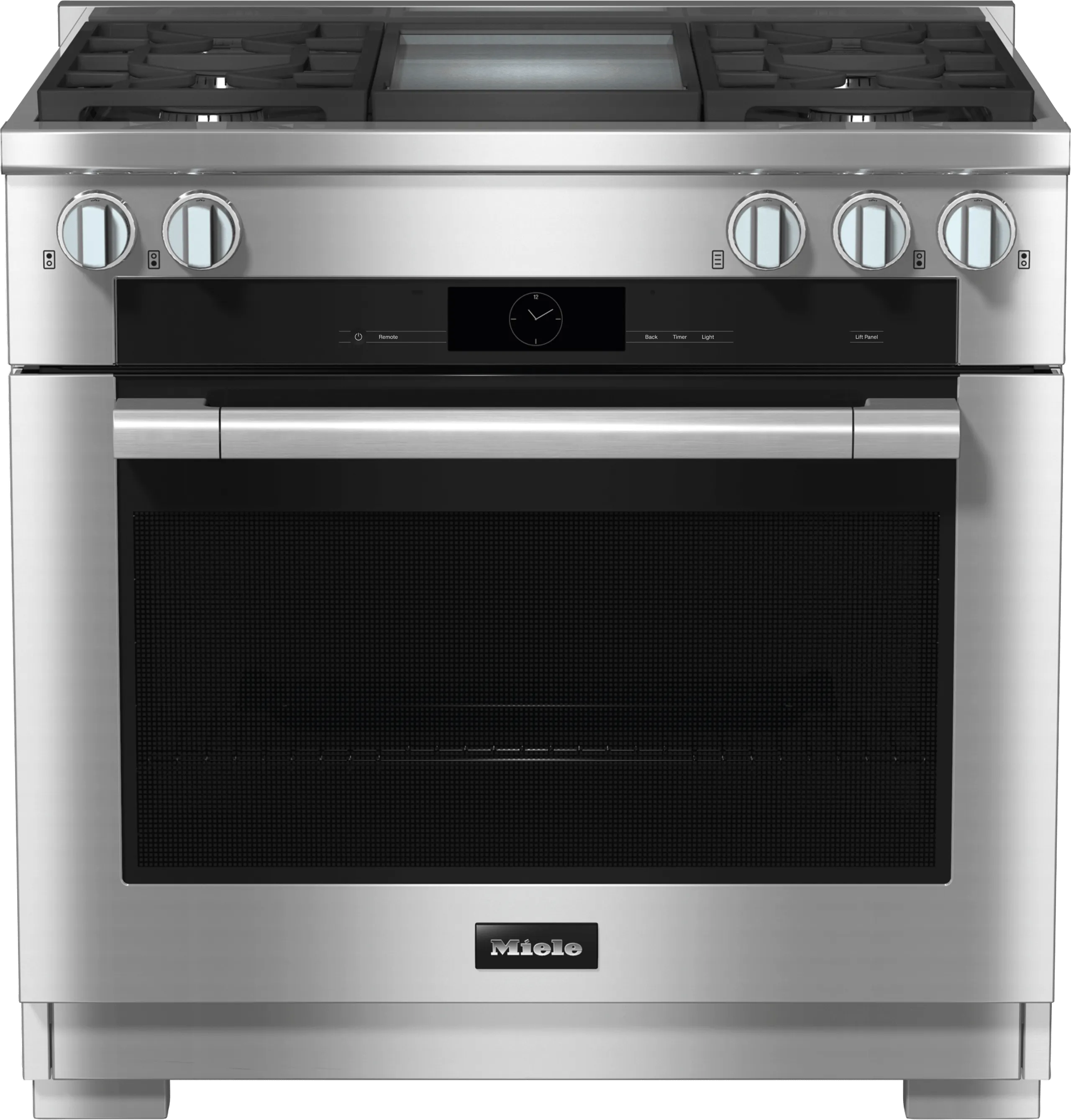 Miele HR19363LPDFGD Hr 1936-3 Lp Df Gd - 36" Range - The Dual Fuel All-Rounder With M Touch For The Highest Demands.