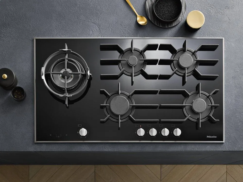 Miele KM30541G Km3054-1 G Usa Edst 120/60 - Gas Cooktop With Electronic Functions For Maximum Safety And User Convenience.
