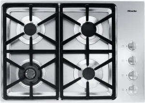 Miele KM3464G Km 3464 G - Gas Cooktop With A Dual Wok Burner For Particularly Wide Ranging Burner Capacity.