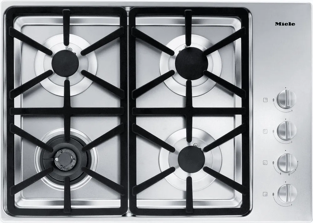 Miele KM3464G Km 3464 G - Gas Cooktop With A Dual Wok Burner For Particularly Wide Ranging Burner Capacity.