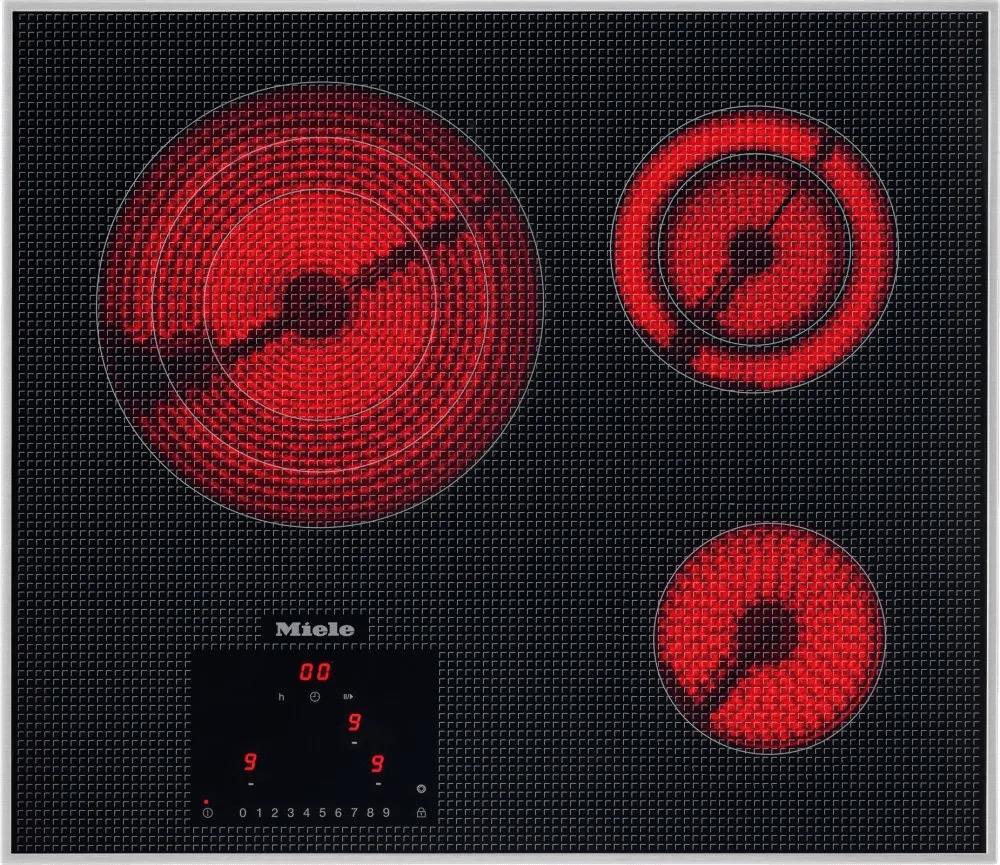 Miele KM5820240VSTAINLESSSTEEL Km 5820 240V - Electric Cooktop With 3 Cooking Zones For Maximum Convenience At An Attractive Entry Level Price.