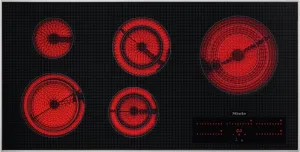 Miele KM5880240VSTAINLESSSTEEL Km 5880 240V - Electric Cooktop In Maximum Width For The Best Possible Cooking And User Convenience.