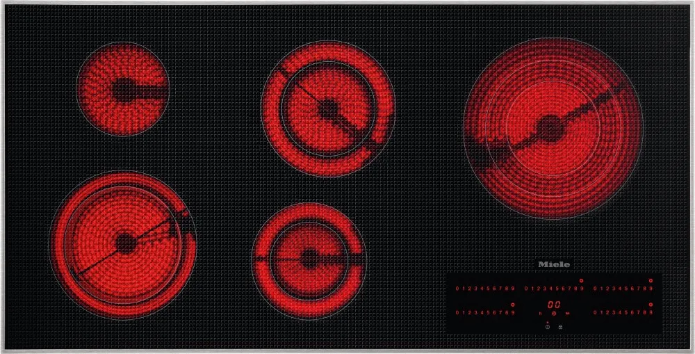 Miele KM5880240VSTAINLESSSTEEL Km 5880 240V - Electric Cooktop In Maximum Width For The Best Possible Cooking And User Convenience.