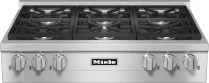 Miele KMR11341GCLEANSTEEL Kmr 1134-1 G - Rangetop With 6 Burners For Professional Applications