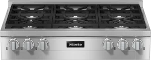 Miele KMR11343GEDSTCLSTCLEANSTEEL Kmr 1134-3 G Edst/Clst - Rangetop With Burners For Professional Applications