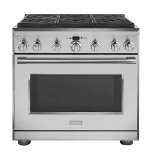Monogram ZDP366NNSS Monogram 36" Dual-Fuel Professional Range With 6 Burners (Natural Gas)