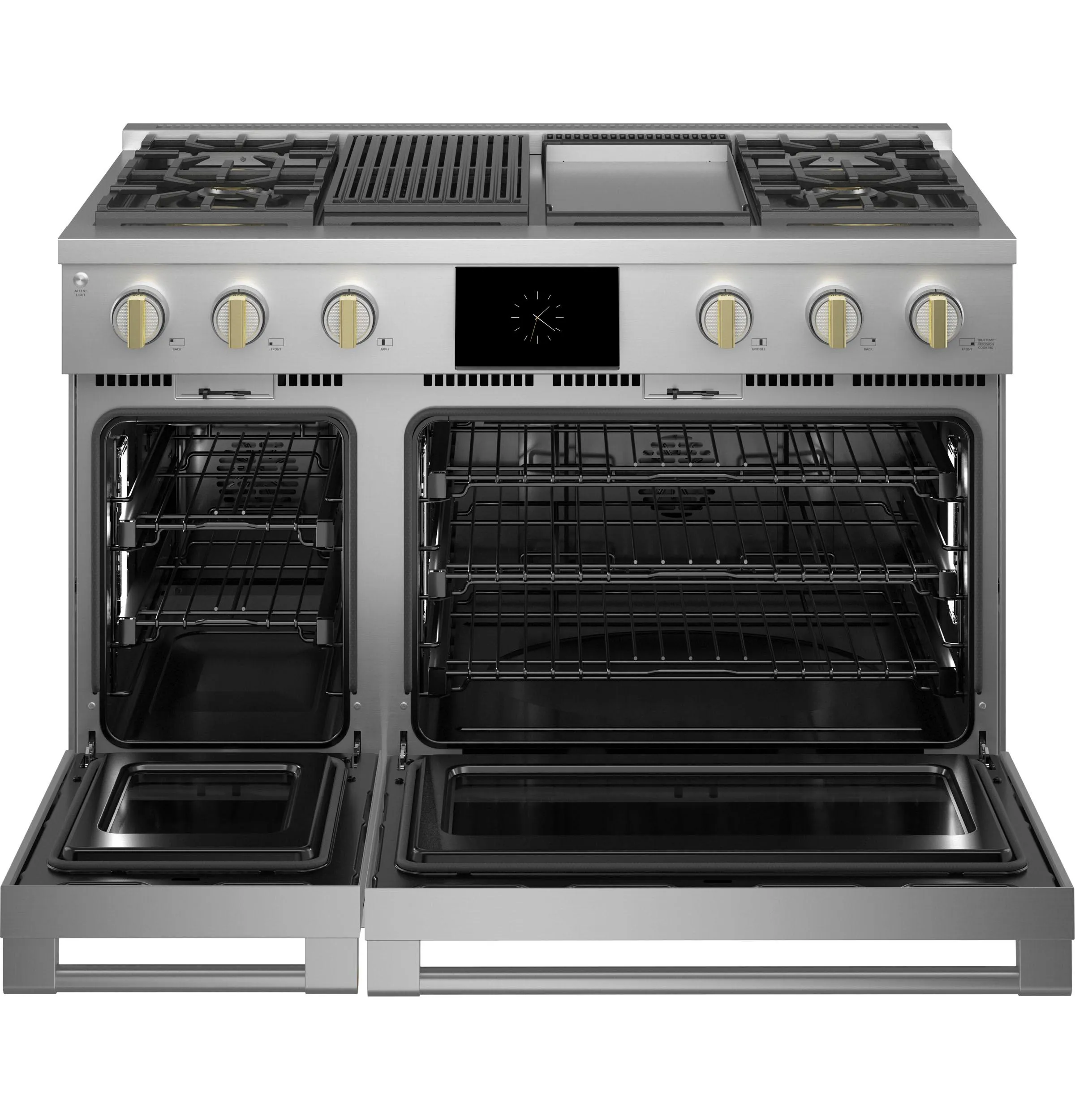 Monogram ZDP484NGTSS Monogram 48" Dual-Fuel Professional Range With 4 Burners, Grill, And Griddle