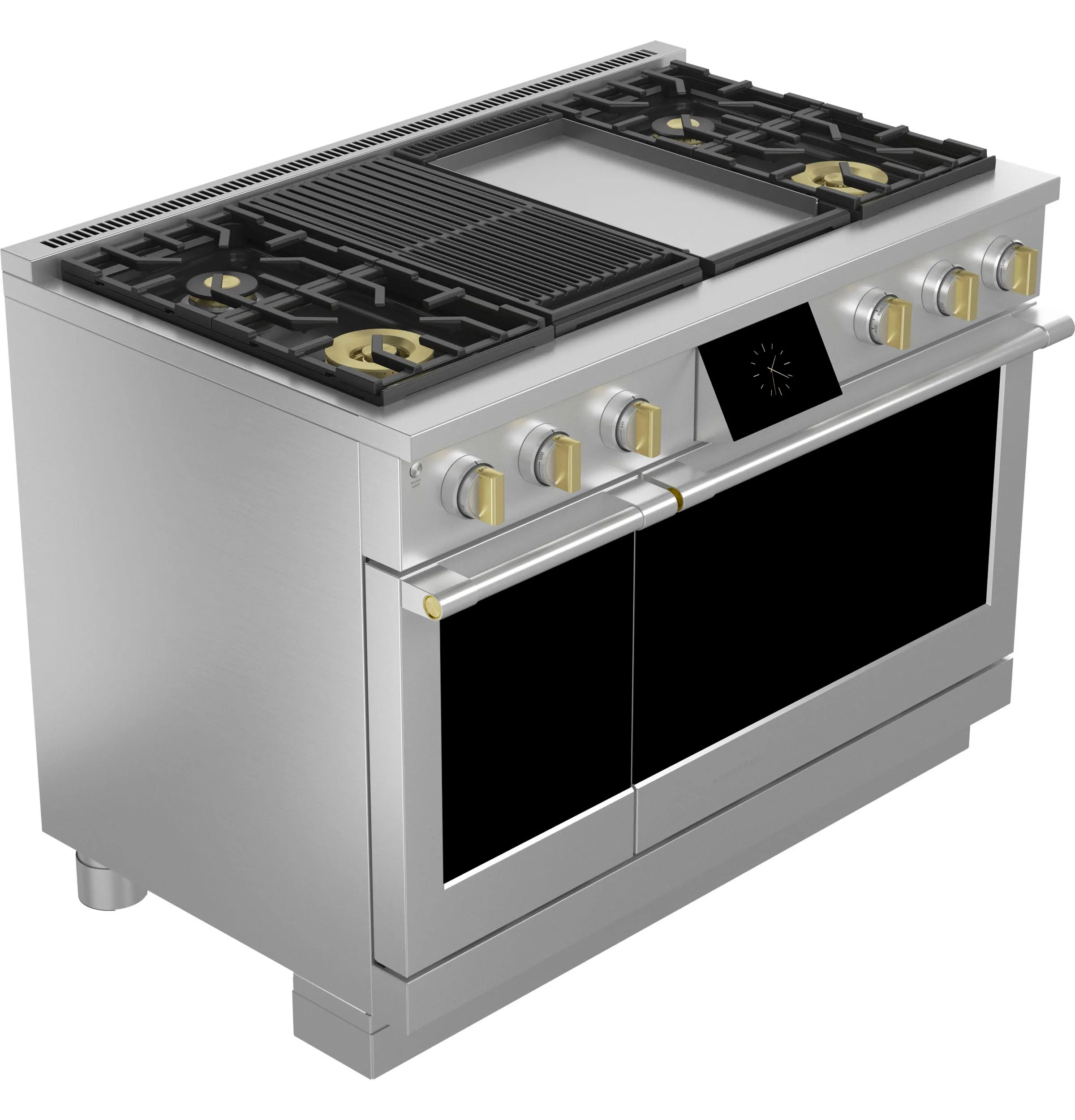 Monogram ZDP484NGTSS Monogram 48" Dual-Fuel Professional Range With 4 Burners, Grill, And Griddle