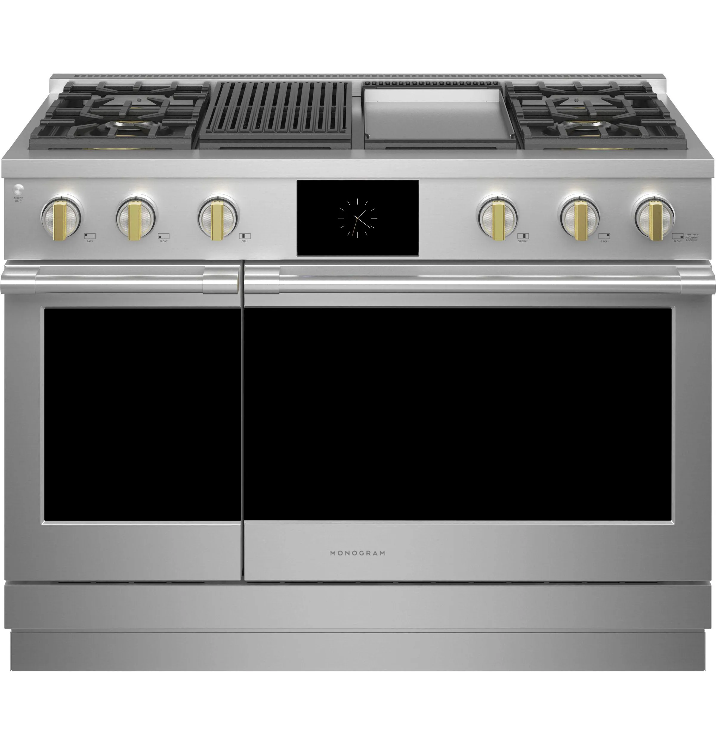 Monogram ZDP484NGTSS Monogram 48" Dual-Fuel Professional Range With 4 Burners, Grill, And Griddle