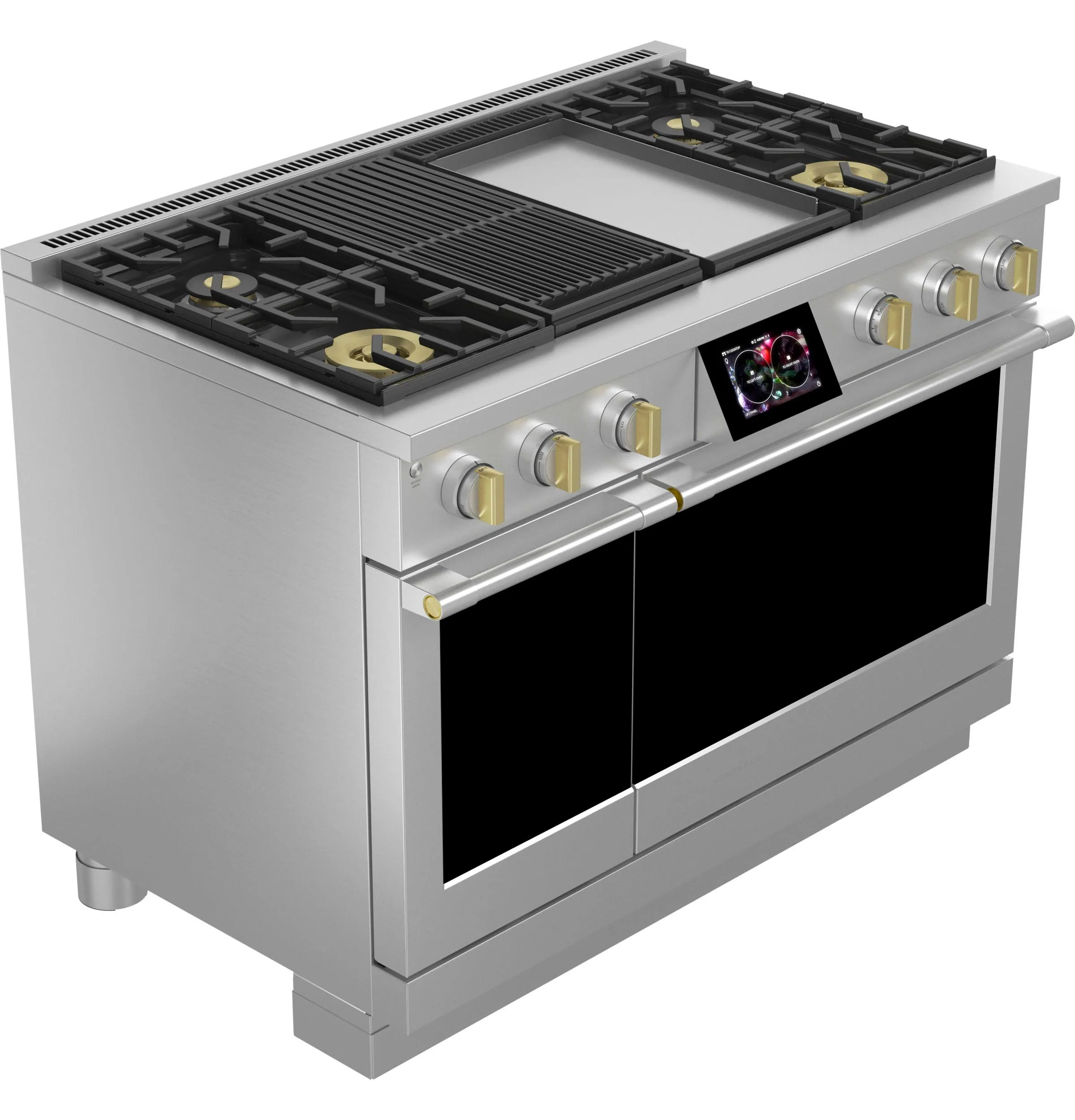 Monogram ZDP484NGTSS Monogram 48" Dual-Fuel Professional Range With 4 Burners, Grill, And Griddle