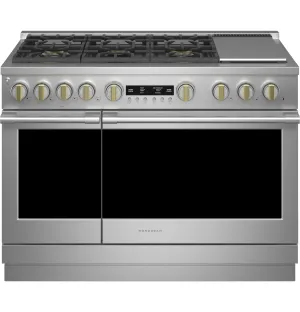 Monogram ZDP486NDTSS Monogram 48" Dual-Fuel Professional Range With 6 Burners And Griddle (Natural Gas)