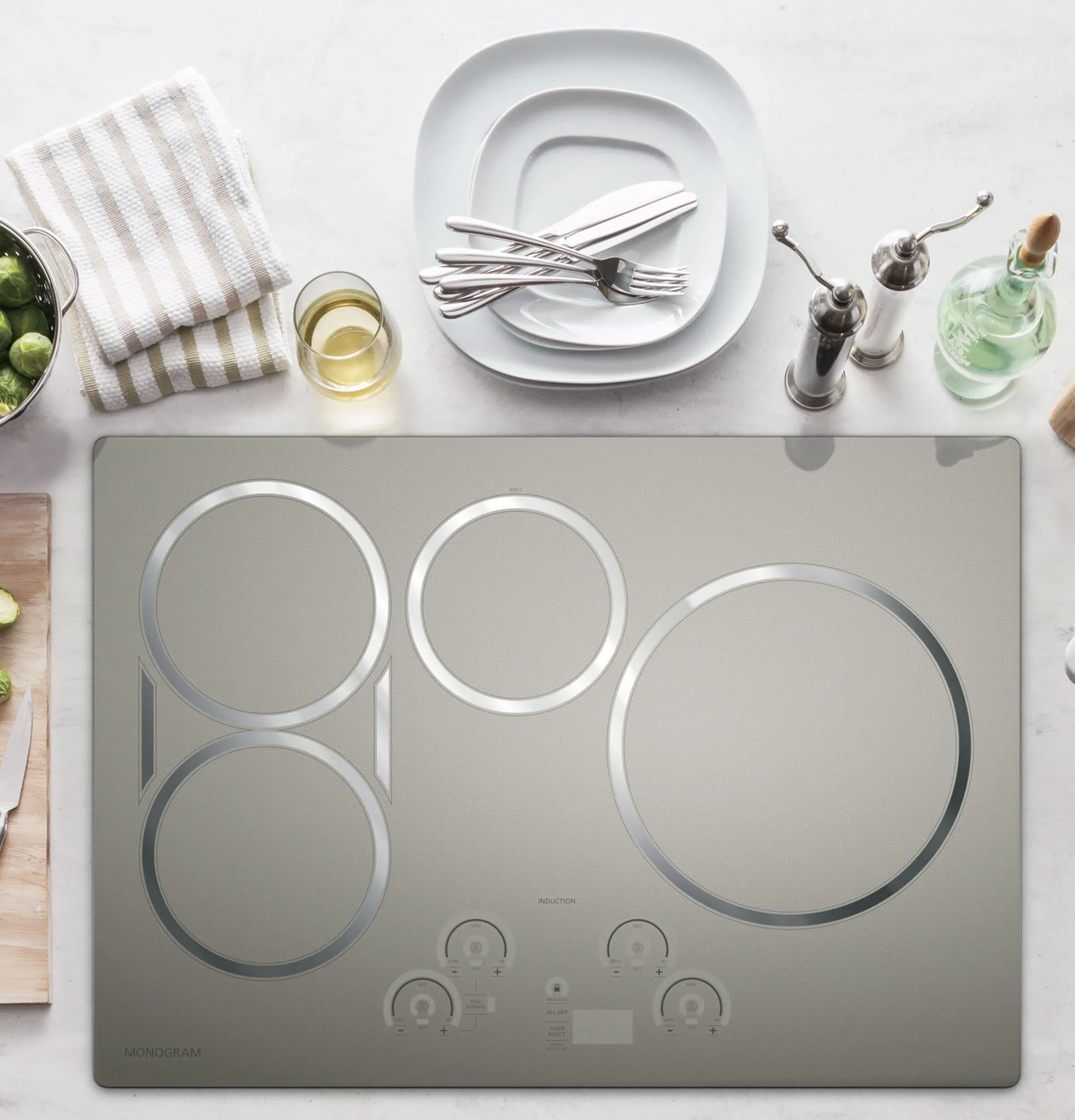 Monogram ZHU30RSJSS Monogram 30" Induction Cooktop