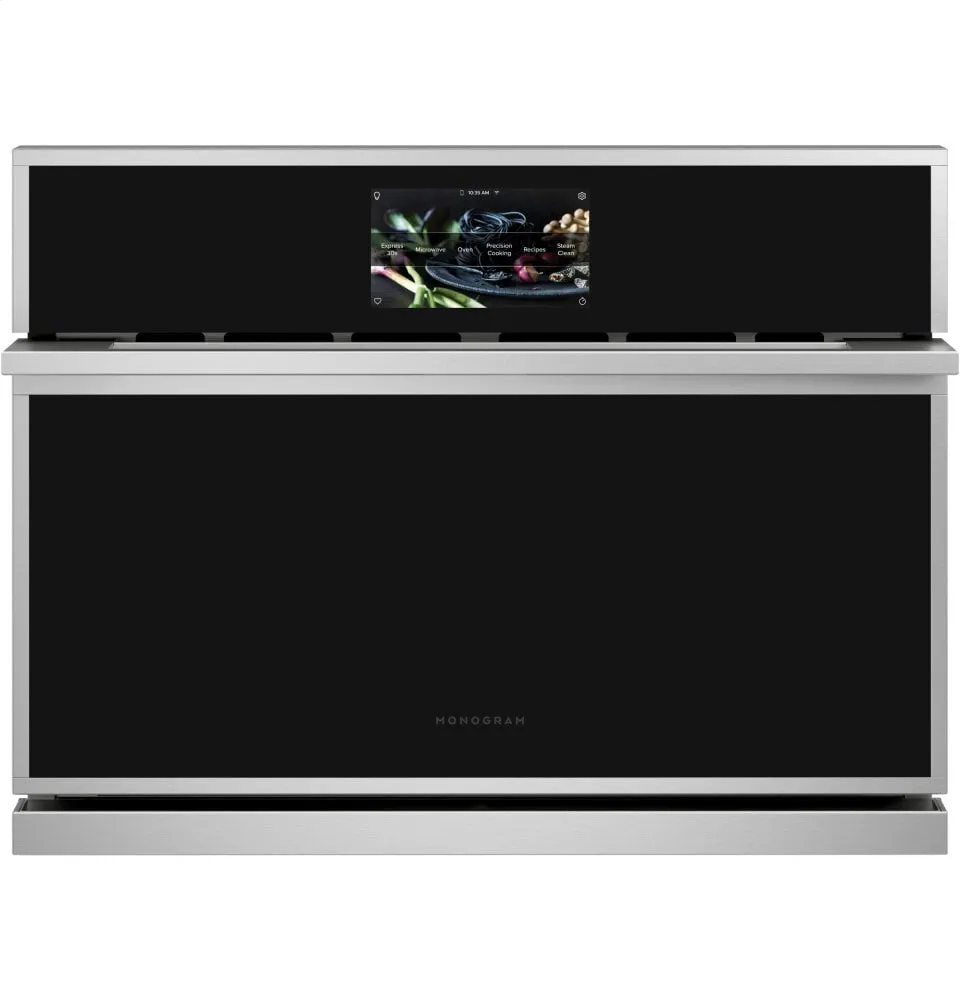 Monogram ZSB9121NSS Monogram 27" Smart Five In One Wall Oven With 120V Advantium Technology