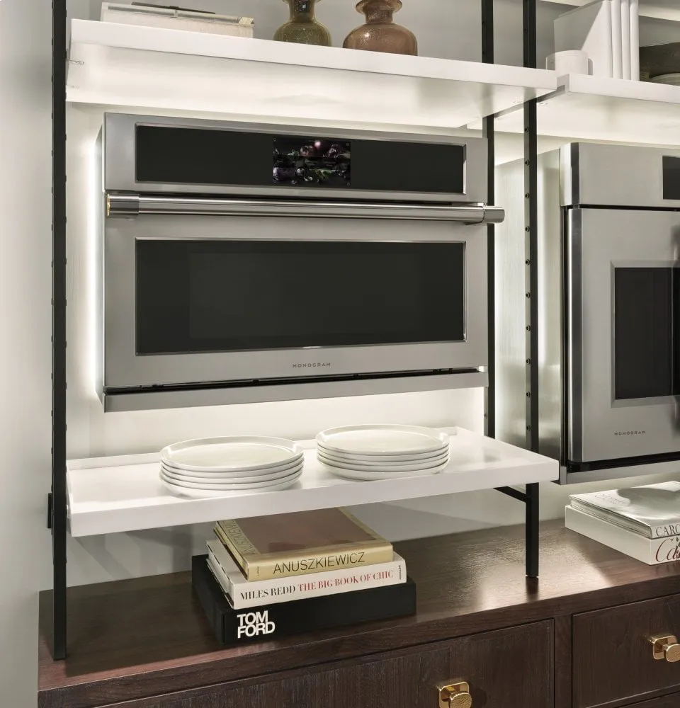 Monogram ZSB9132NSS Monogram 30" Smart Five In One Wall Oven With 120V Advantium Technology