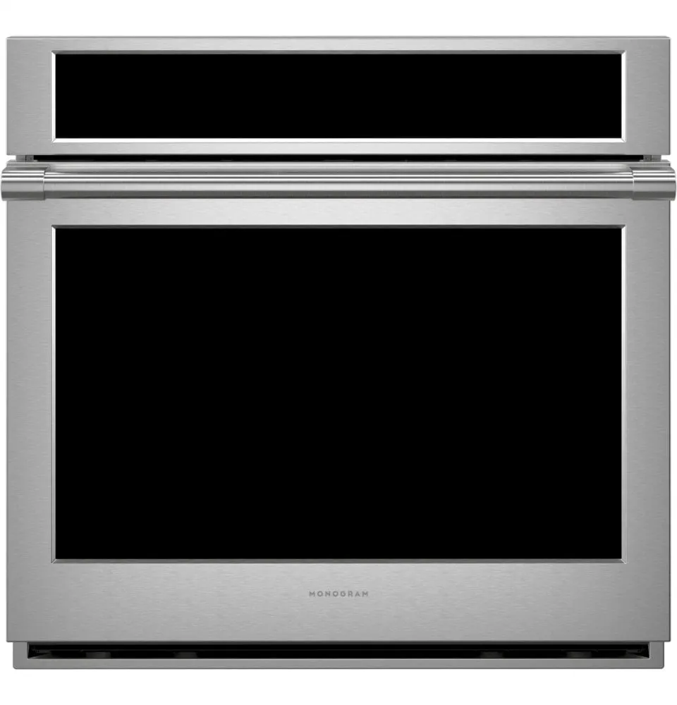 Monogram ZTS90DPSNSS Monogram 30" Smart Electric Convection Single Wall Oven Statement Collection