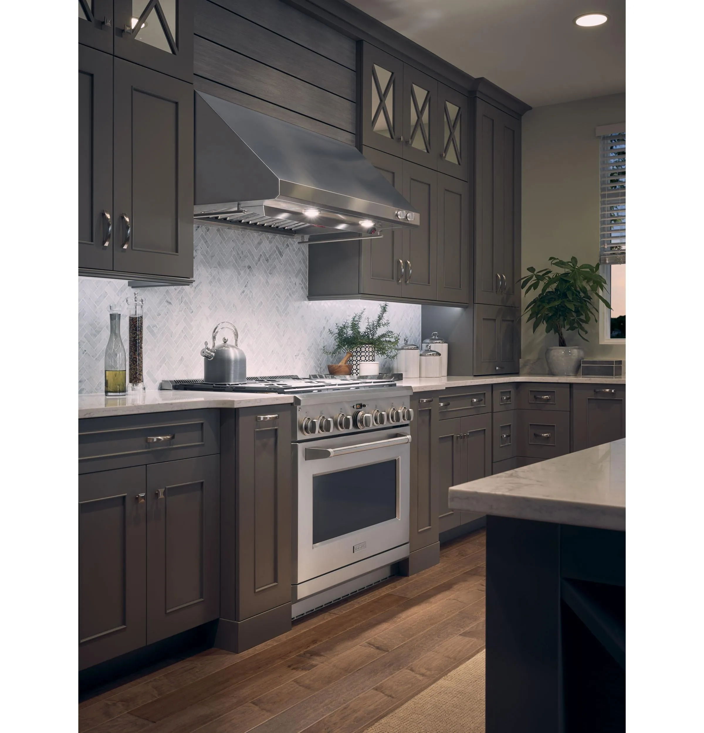 Monogram ZV48SSJSS Monogram 48" Stainless Steel Professional Hood