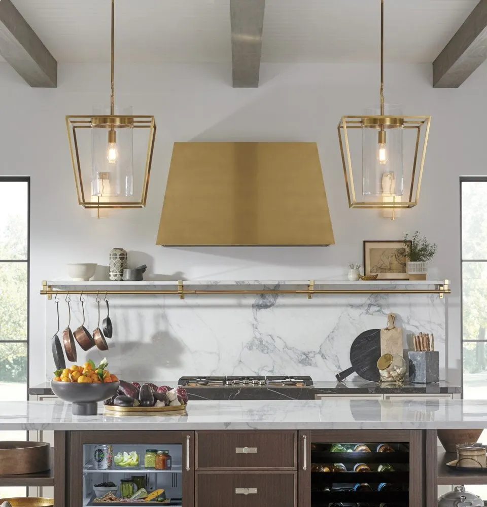 Monogram ZVC48DNB1 Monogram 48" Custom Brass Hood