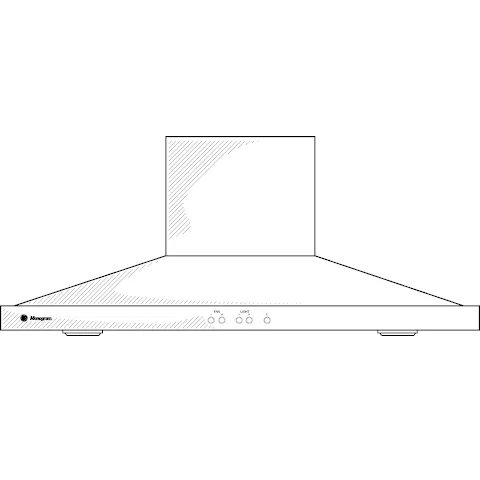 Monogram ZVW8301SWSS 30" Wall-Mounted Vent Hood