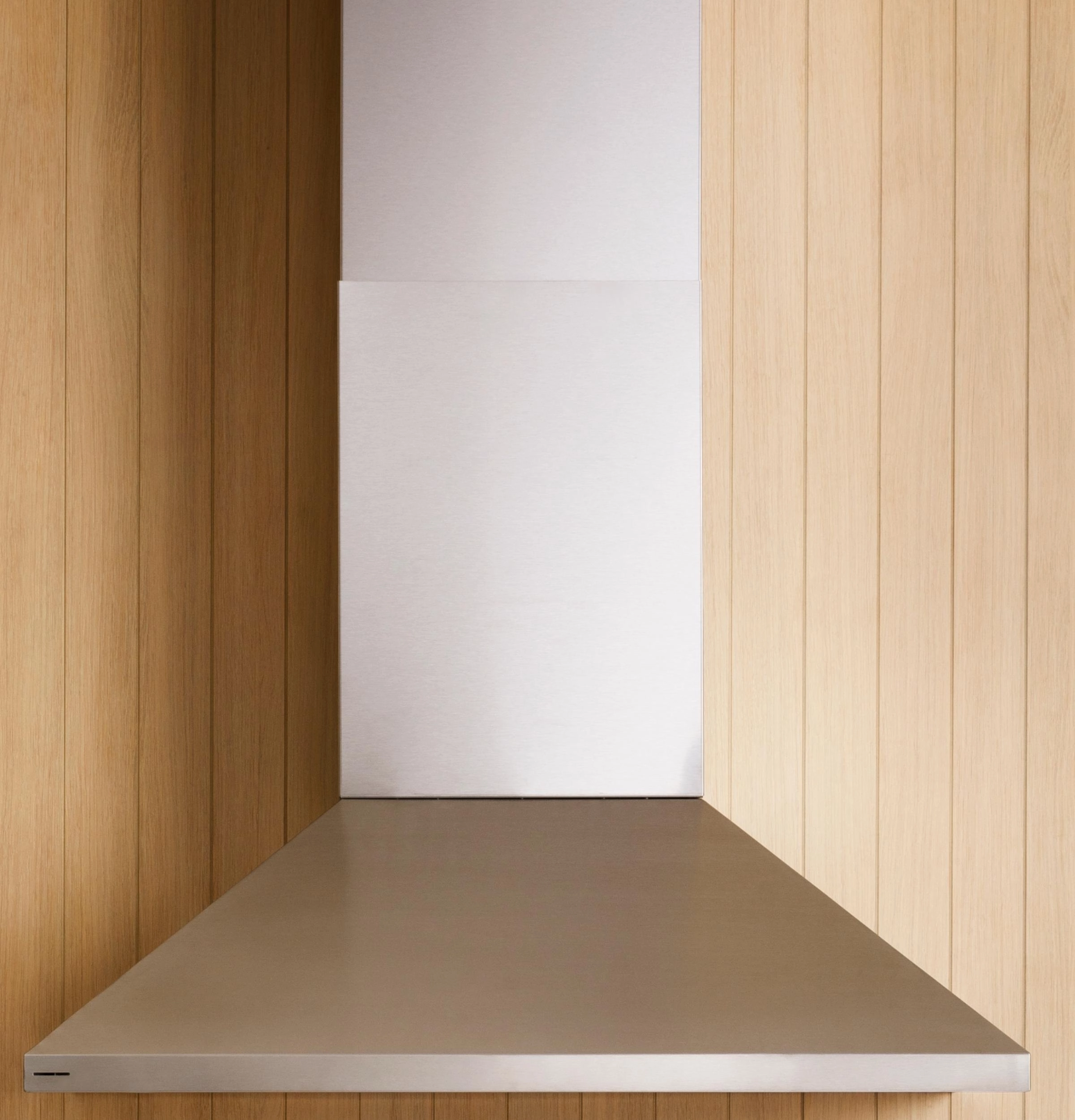 Monogram ZVIS481SRSS Monogram 48" Island Pyramid Chimney Vent Hood With Air Quality Sensors BLOWER SOLD SEPARATELY