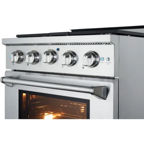 Nxr Ranges AK3001 30" Professional Style Gas Range In Stainless Steel