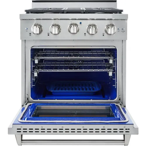 Nxr Ranges AK3001 30" Professional Style Gas Range In Stainless Steel