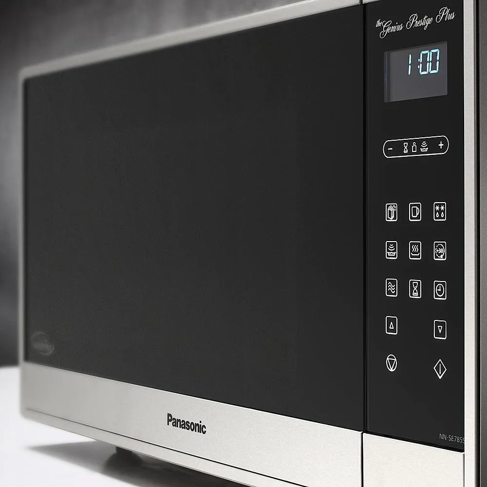 Panasonic 1.6 cu. Ft. Built-In/Countertop Cyclonic Wave Microwave Oven with Inverter Technology in Fingerprint Resistant Stainless Steel (NN-SE785S)