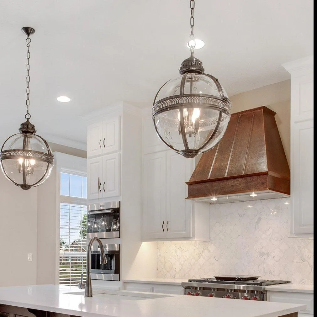 Premier Copper 38 in. Euro Wall Mounted Range Hood in Hammered Copper
