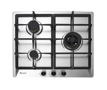 Rinnai RB-63SSV-AR (AC) 3 Burner Built-In Hob Stainless Steel Top Plate
