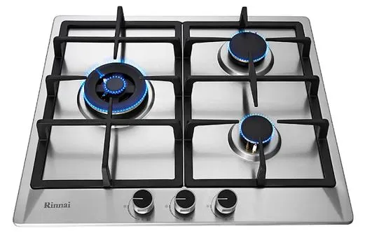 Rinnai RB-63SSV-DL 3 Burner Built-In Hob Stainless Steel