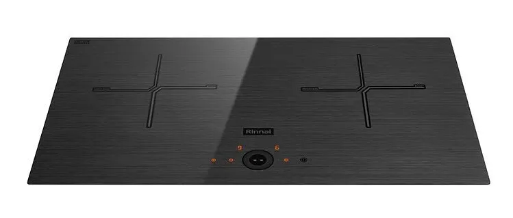 Rinnai RB-7032H CFG 2 zone induction hob (70cm) Schott Ceran Fine Print Glass (Grey)