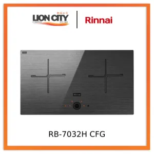 Rinnai RB-7032H CFG 2 zone induction hob (70cm) Schott Ceran Fine Print Glass (Grey)