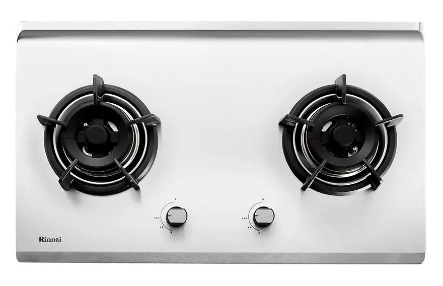 Rinnai RB-72S 2 Burner Built-In Hob Stainless Steel Top Plate RB72S
