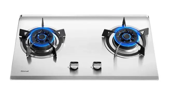 Rinnai RB-782S 2 Burner Built-In Hob Stainless Steel Top Plate RB782S