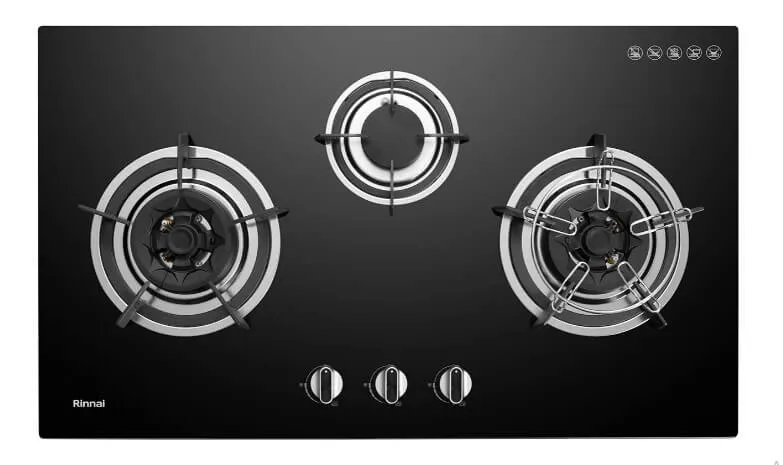 Rinnai RB-983G 3-Burner Flexi Hob Built-in Gas Hob (Glass)