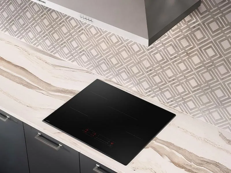 Samsung CC70F30S2D 30" Induction Cooktop With Anti-Scratch Matte Glass And Sync Burners In Black