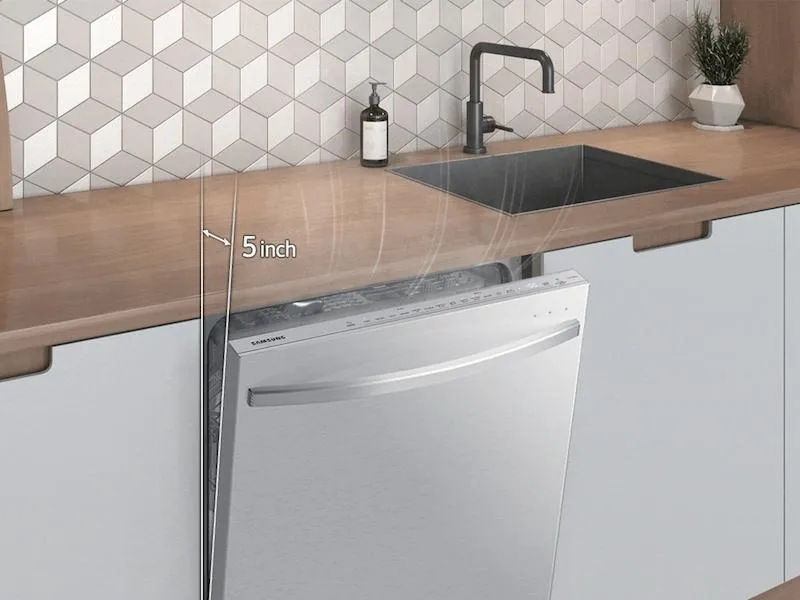Samsung DW80B6061US Smart 44Dba Dishwasher With Stormwash &#8482; In Stainless Steel